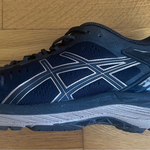 Asics Womens Black Rose Gold DuoMax Athletic Training Running Shoes 7.5 T691N - Picture 8 of 12